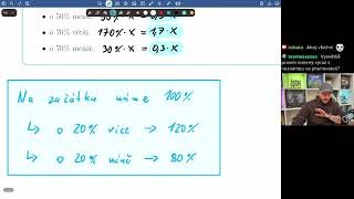 ZŠ a přijímačky: Práce s proměnnou ve slovních úlohách (9. stream)