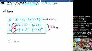 ZŠ a přijímačky: Rozklad pomocí vzorců (5. stream)